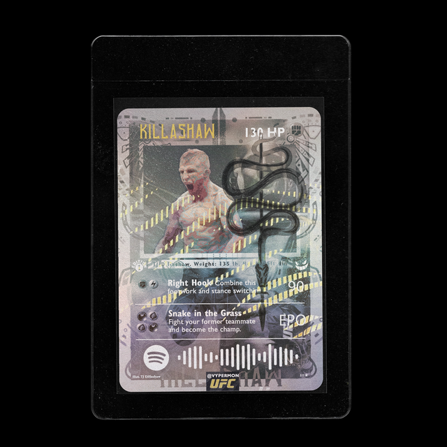 TJ Killashaw MMA Card