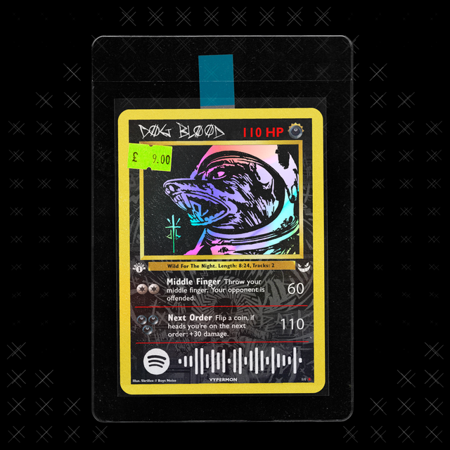 DOG BLOOD POKEMON CARD